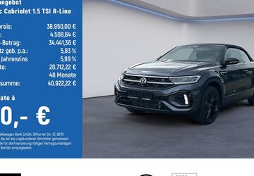 VW T-Roc 1.500 km 38.950 &euro; Braunschweig 38108