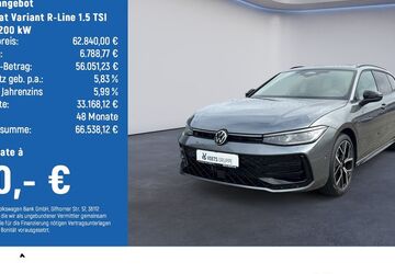 VW Passat Variant 1.500 km 62.840 &euro; Wolfenbüttel 38304